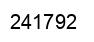 Number 241792 black image