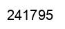 Number 241795 black image
