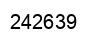 Number 242639 black image