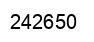 Number 242650 black image