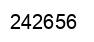 Number 242656 black image