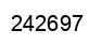 Number 242697 black image
