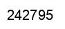 Número 242795 imagen negro
