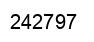 Number 242797 black image