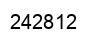 Número 242812 imagen negro