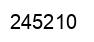 Number 245210 black image