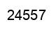 Number 24557 black image