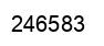 Número 246583 imagen negro