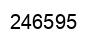 Number 246595 black image