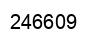 Number 246609 black image