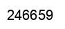 Number 246659 black image