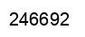 Number 246692 black image