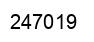 Number 247019 black image