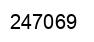 Number 247069 black image