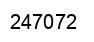 Number 247072 black image