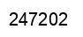 Number 247202 black image