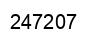 Number 247207 black image