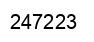 Número 247223 imagen negro