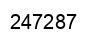 Número 247287 imagen negro
