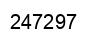 Number 247297 black image