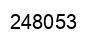 Number 248053 black image