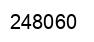 Number 248060 black image