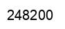 Number 248200 black image