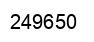 Number 249650 black image