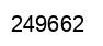 Number 249662 black image