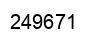 Number 249671 black image