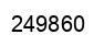 Number 249860 black image