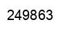 Number 249863 black image