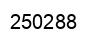 Number 250288 black image