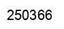 Number 250366 black image