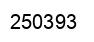 Number 250393 black image