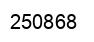 Número 250868 imagen negro