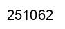 Number 251062 black image