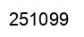 Number 251099 black image