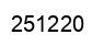 Número 251220 imagen negro