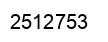 Número 2512753 imagen negro
