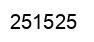 Número 251525 imagen negro