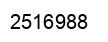 Number 2516988 black image