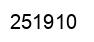 Number 251910 black image