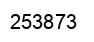 Number 253873 black image
