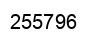 Number 255796 black image