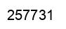 Number 257731 black image
