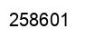 Número 258601 imagen negro