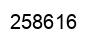 Number 258616 black image