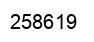 Number 258619 black image