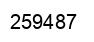Número 259487 imagen negro